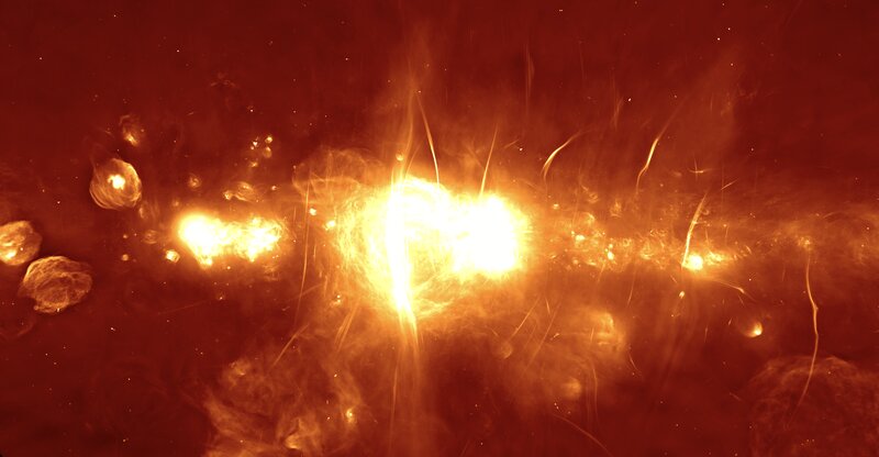 Solar Flare Activity — Red