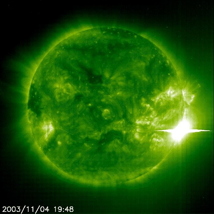 Solar flare event