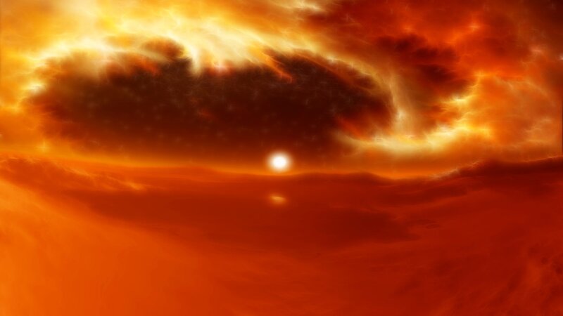 Solar Flare on Star Surface