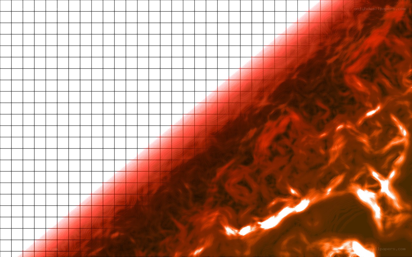 Solar flare on sun's surface