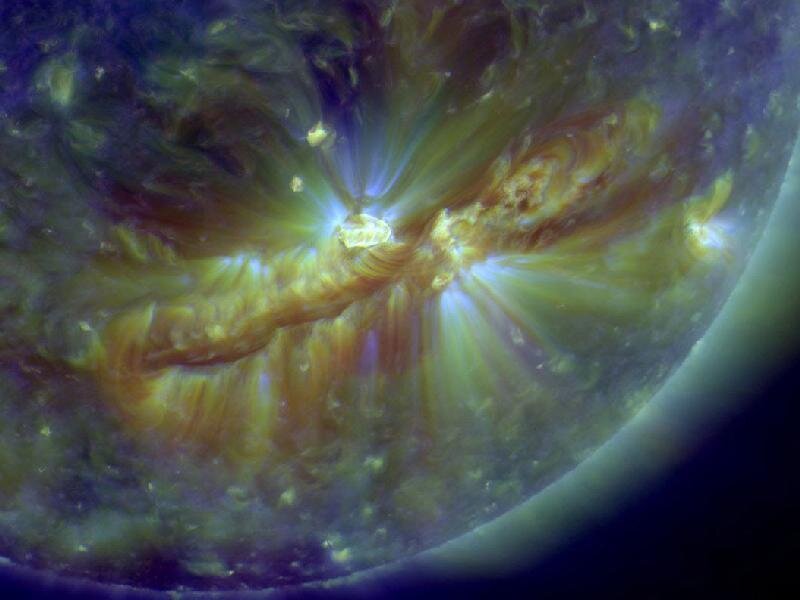 Solar Flare on Sun