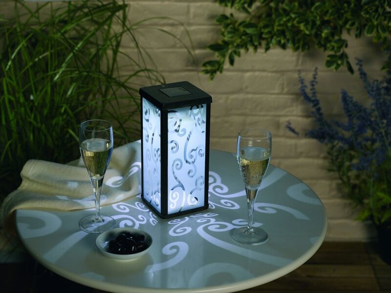 Solar Lantern on Table