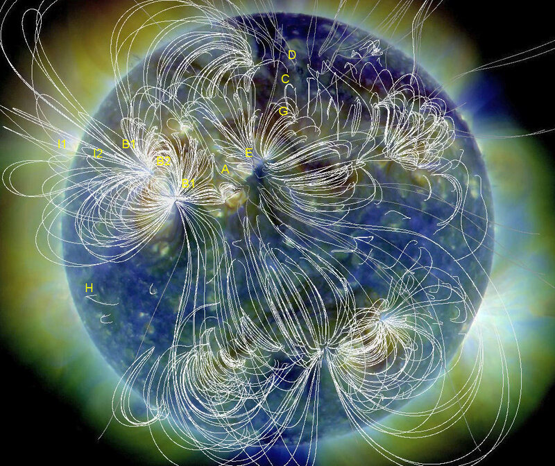 Solar Magnetic Field Lines