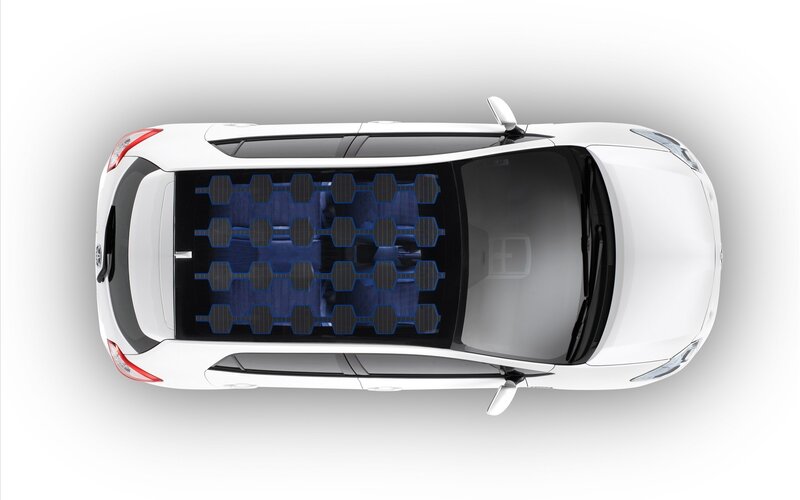 solar panel car roof