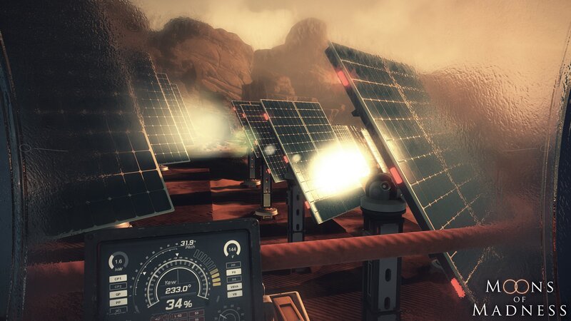 Solar Panels on Alien Planet