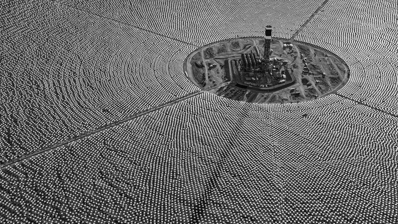 Solar Power Plant — Black