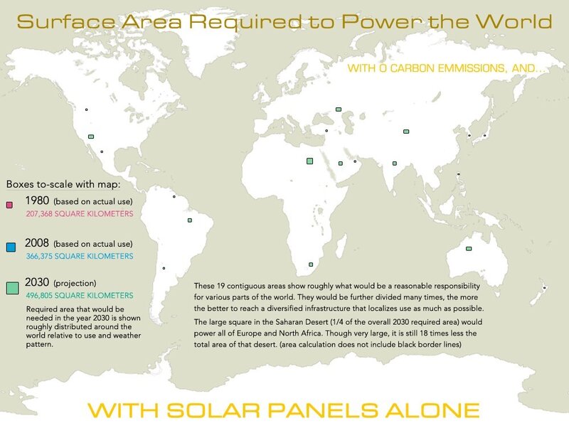Solar Power World Map