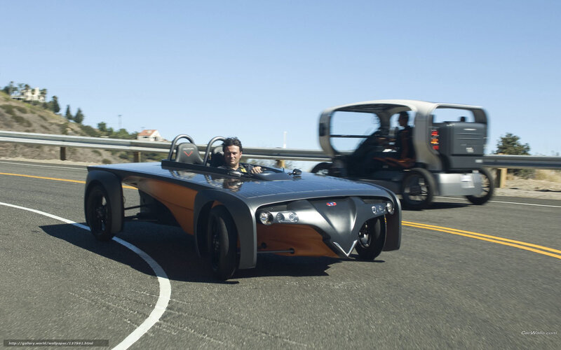 Solar-powered Car — Gray