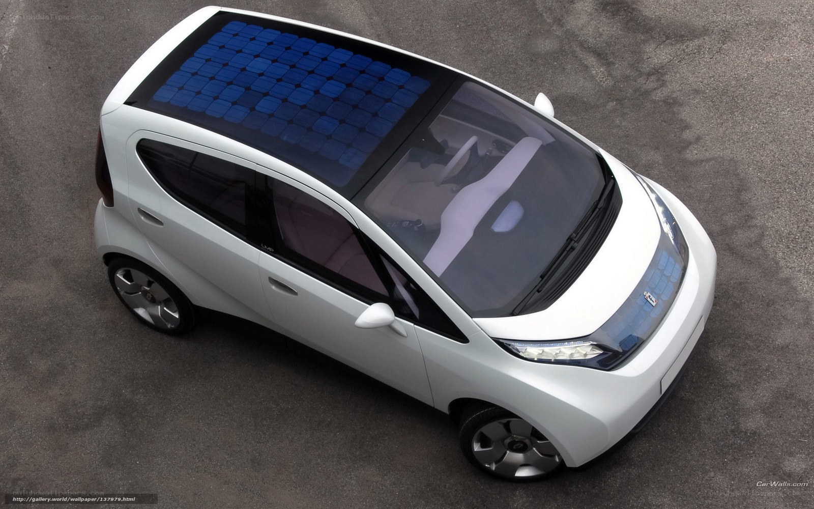 Solar-powered concept car