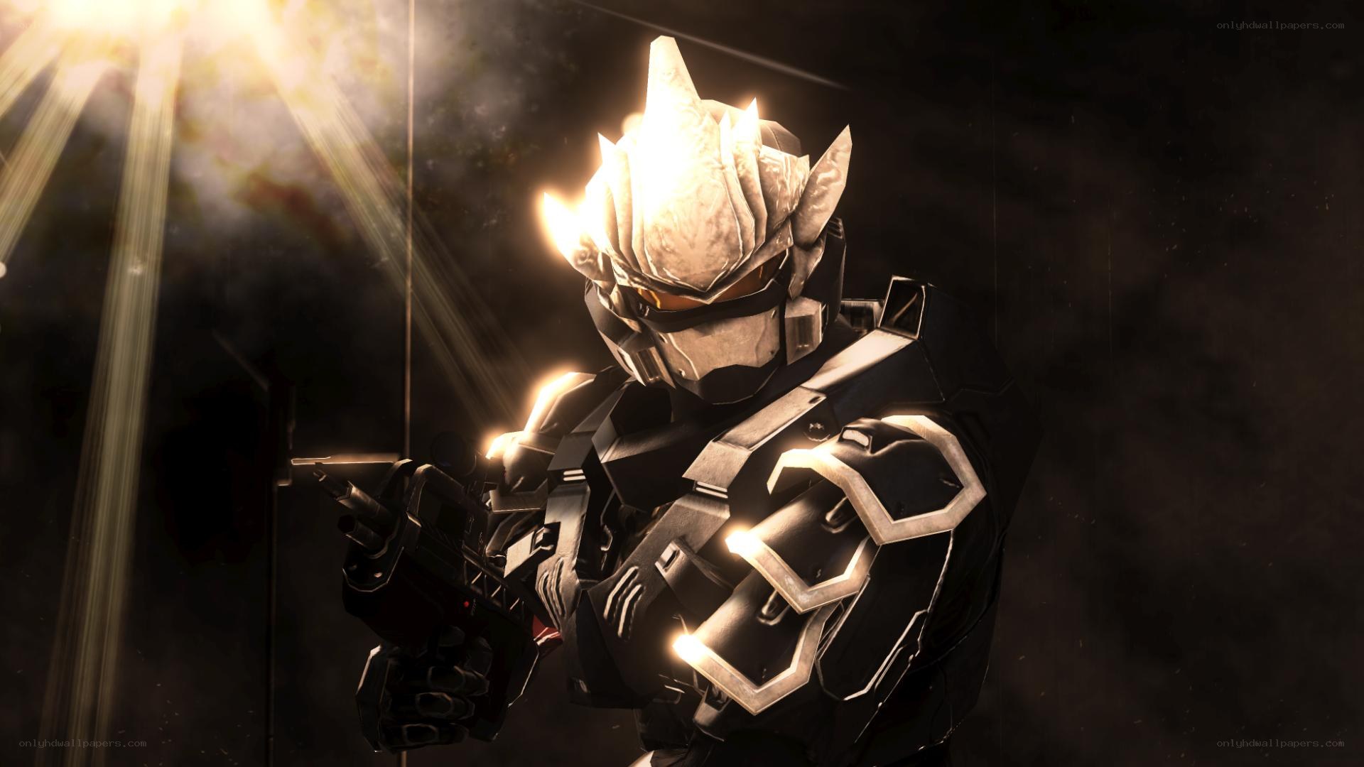 solar-powered soldier in armor
