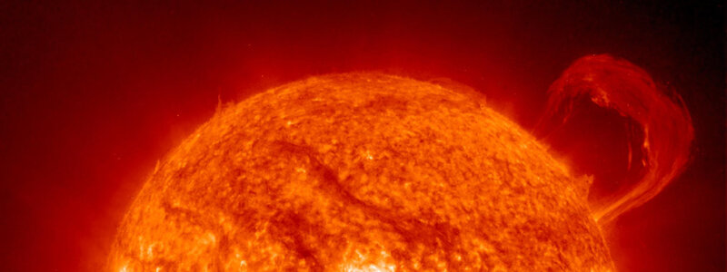 Solar prominence on the Sun