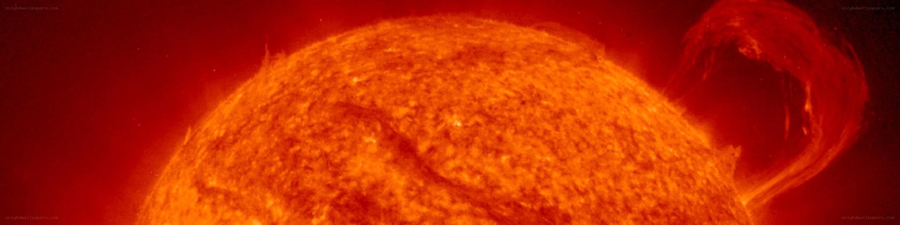 Solar prominence on the Sun