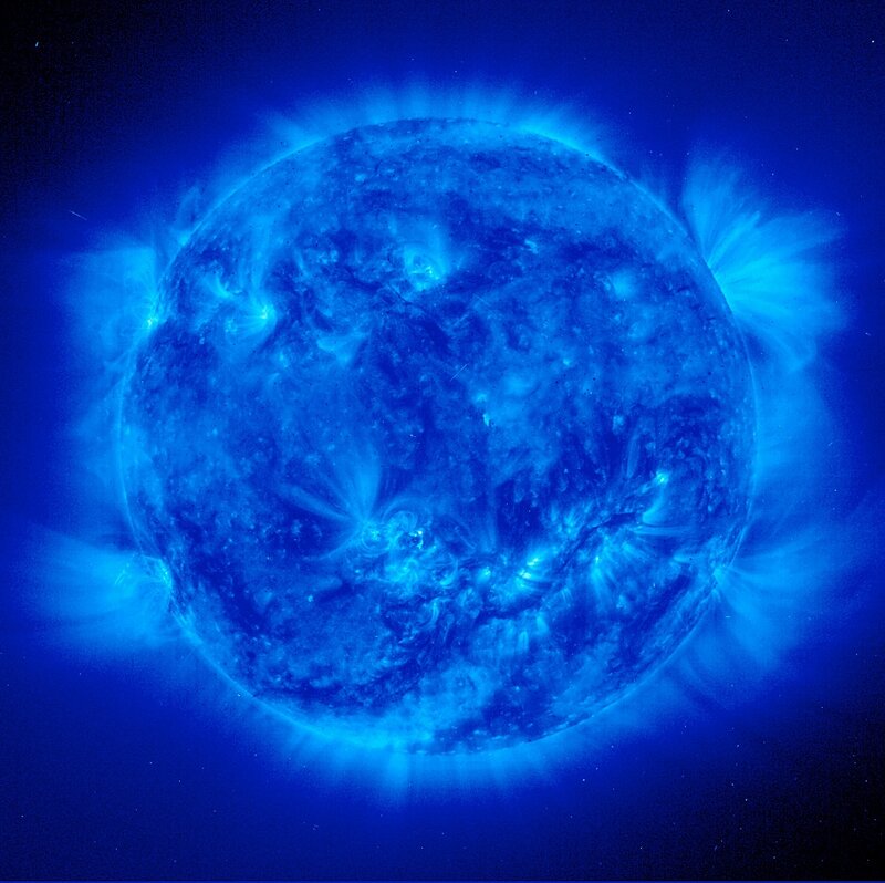 Solar Surface — Blue