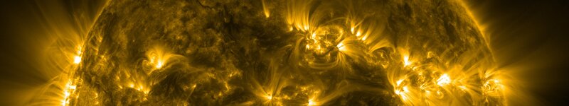 Solar Surface with Flares — Yellow, Dramatic