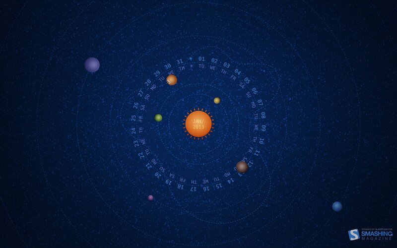 Solar System Calendar