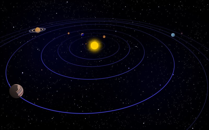 solar system diagram