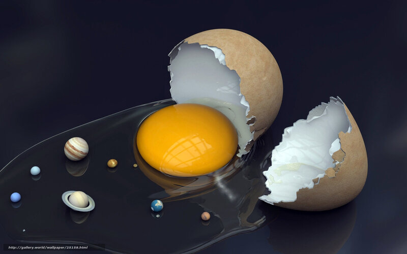 Solar system egg concept