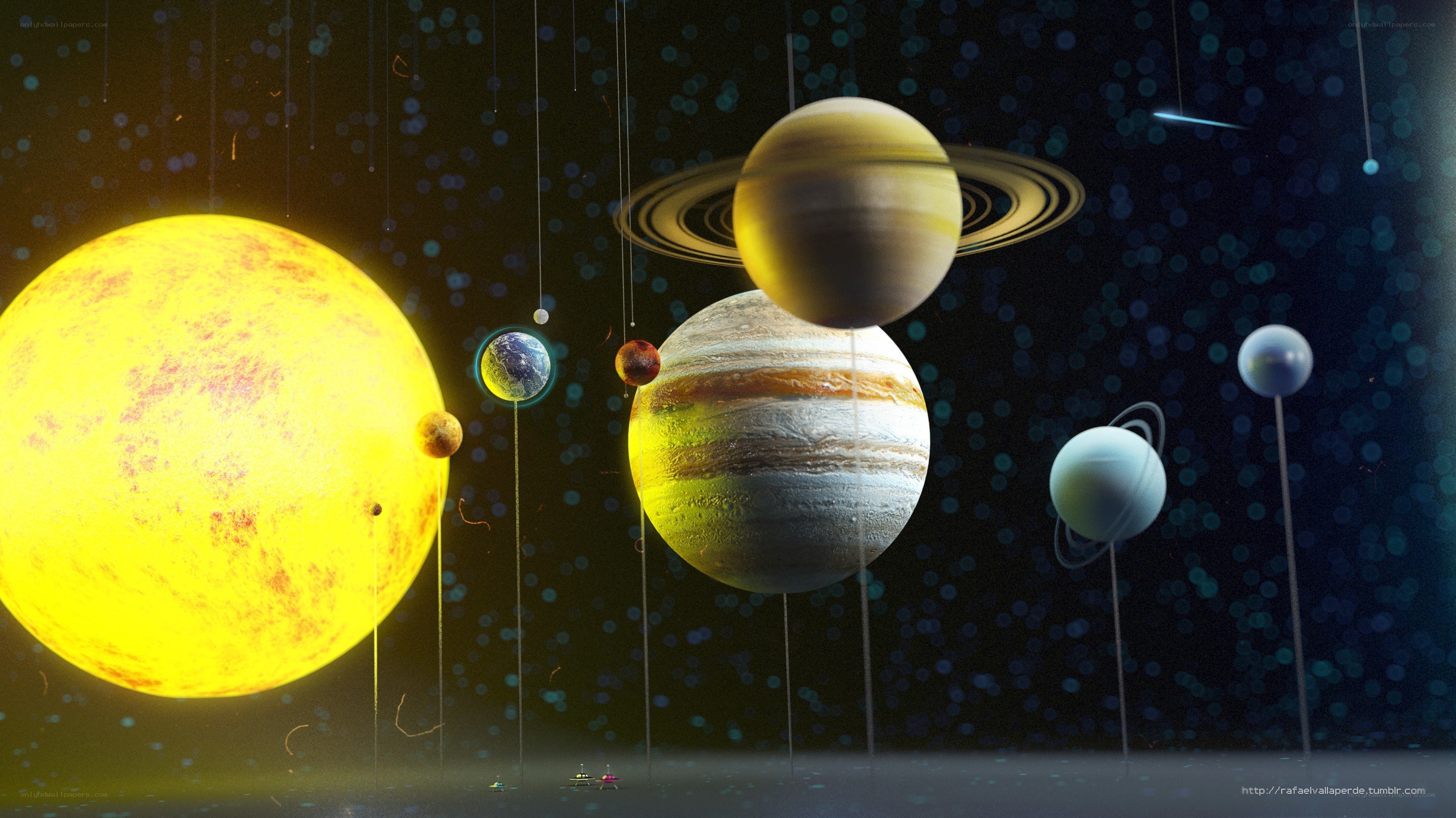 Solar system model