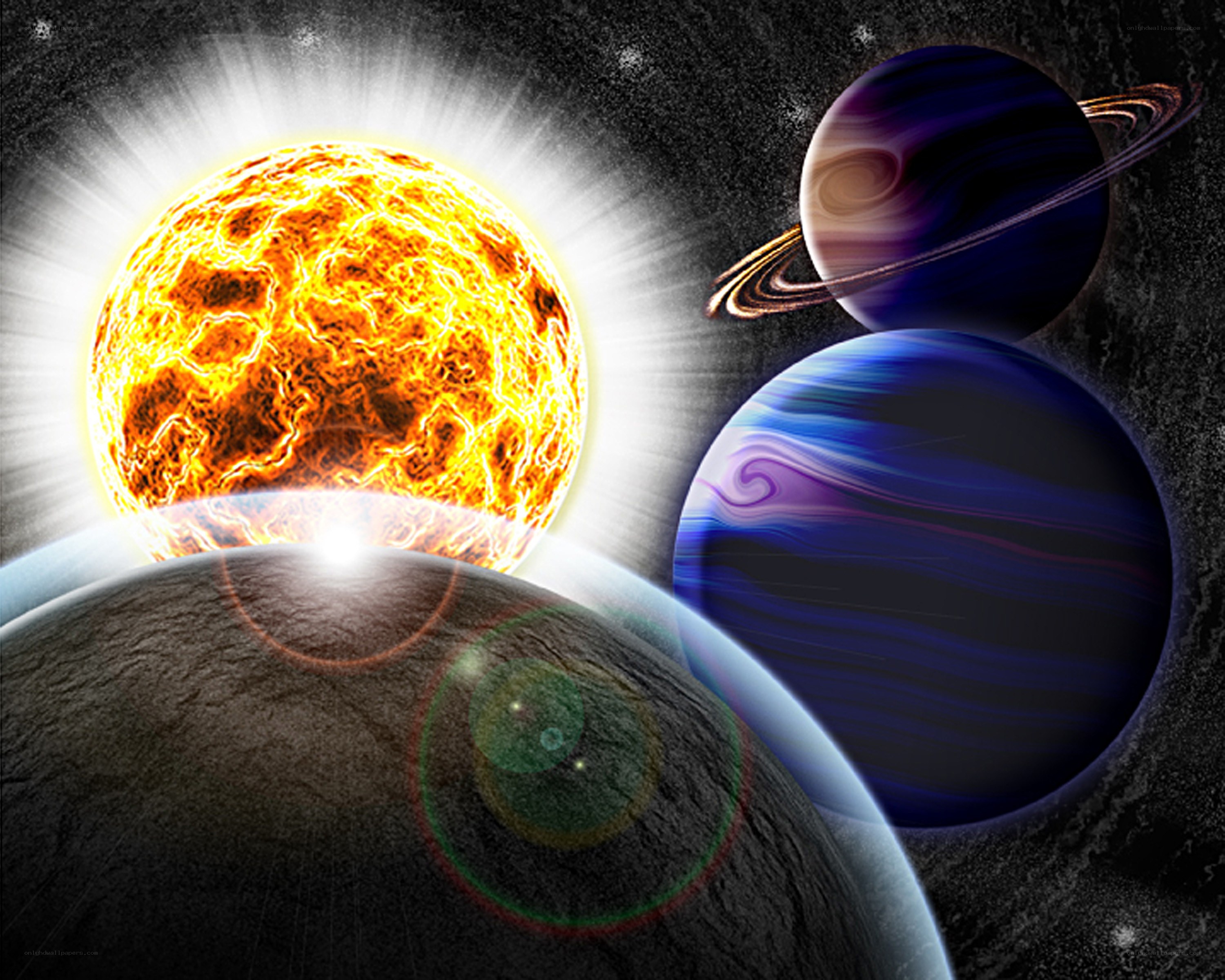Solar system planets