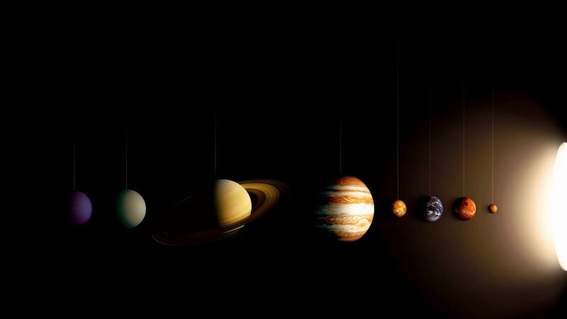 Solar System Planets — 3d Render