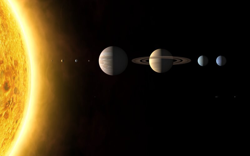 Solar System Planets — Dramatic