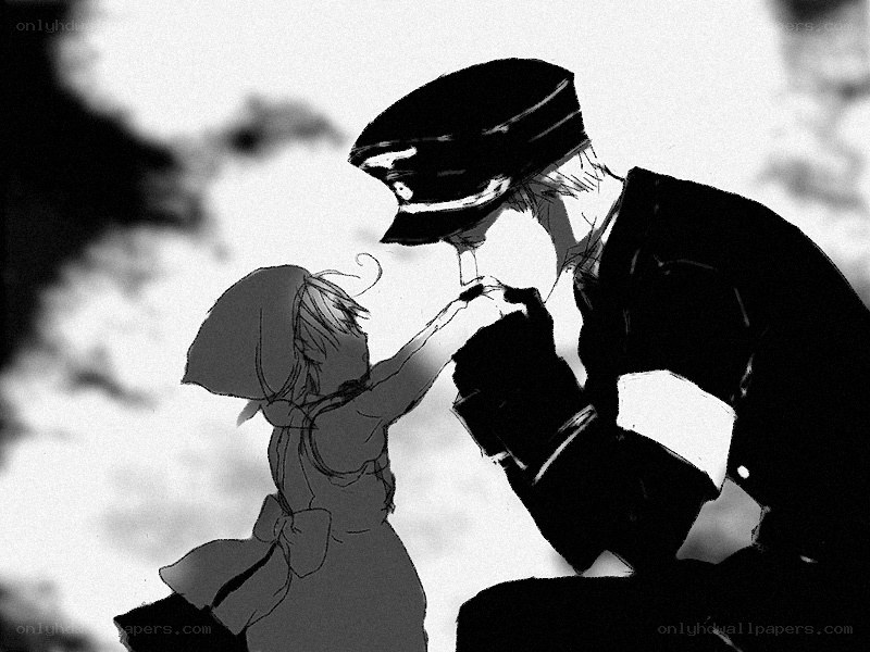 soldier and child moment