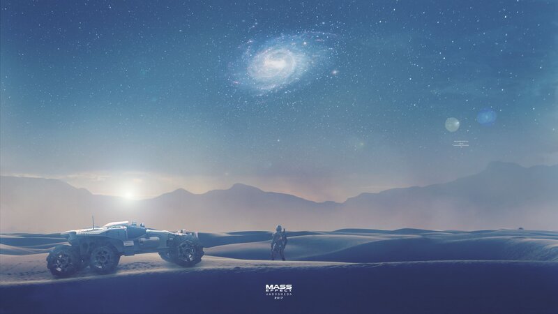Soldier and Rover on Alien Planet