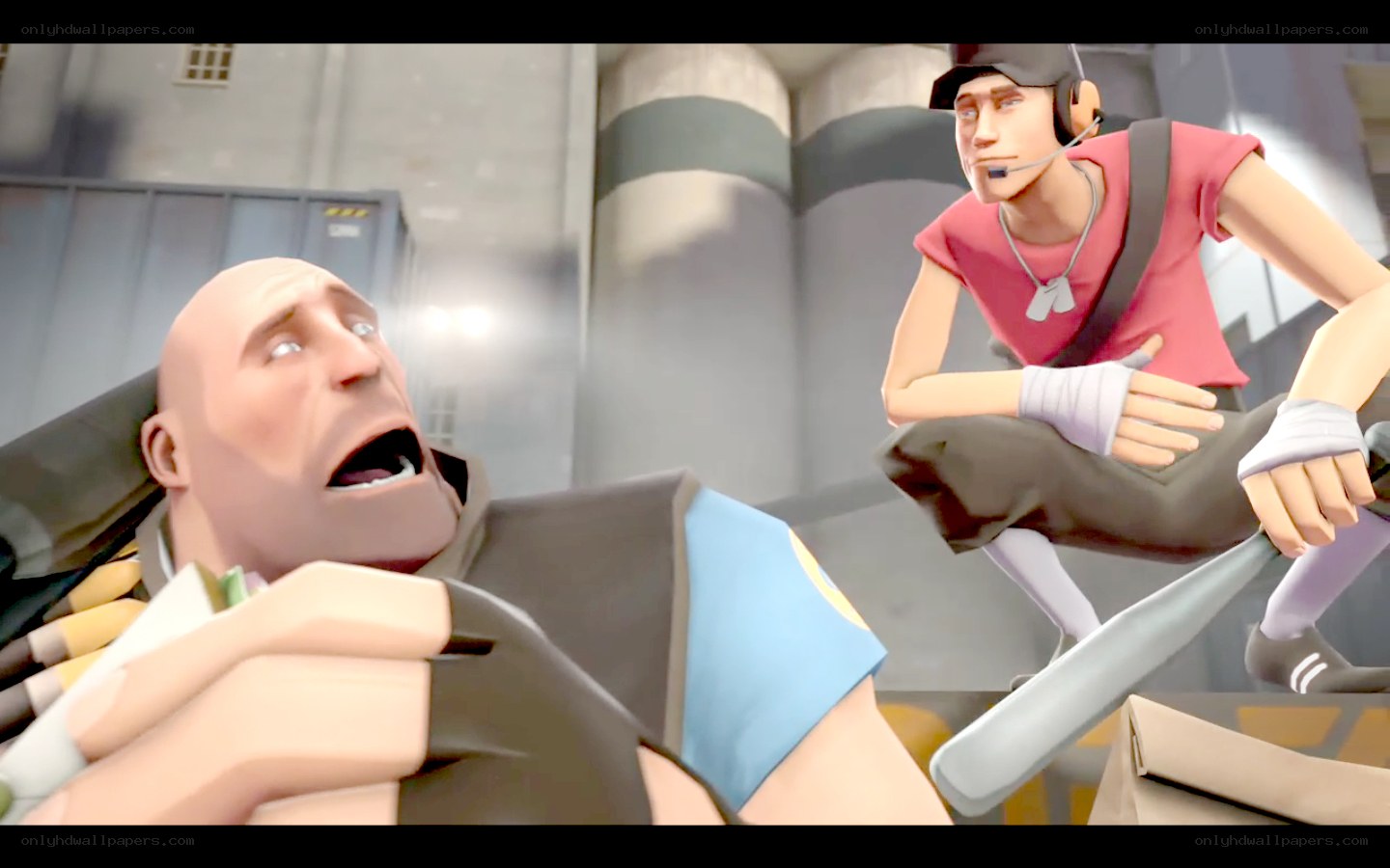 Soldier and Scout in action