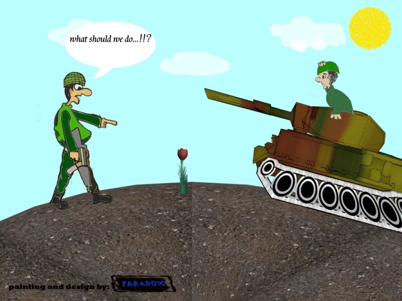 Soldier and tank dilemma