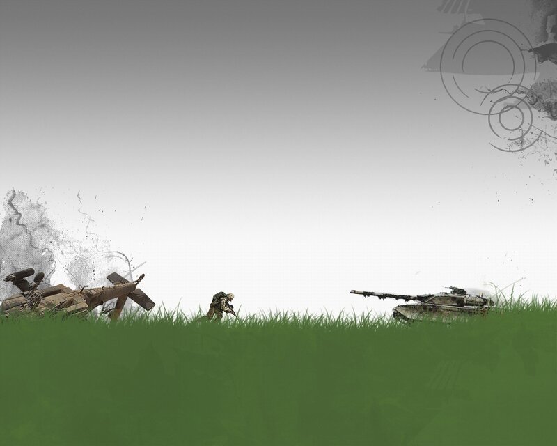 soldier and tank in grass field
