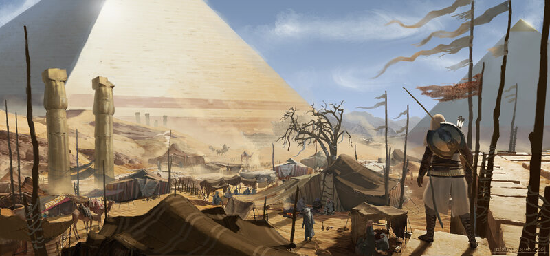 Soldier at Desert Camp