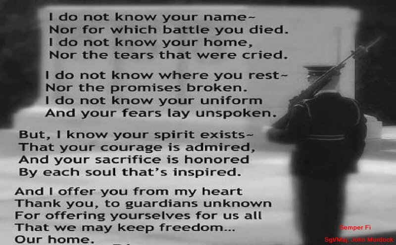 Soldier at Memorial