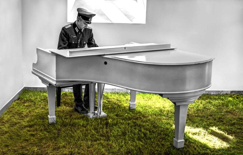Soldier at Piano