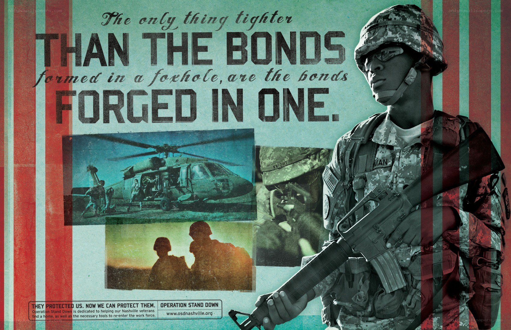 Soldier bonds poster