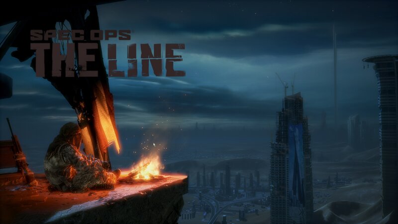 Soldier by Campfire