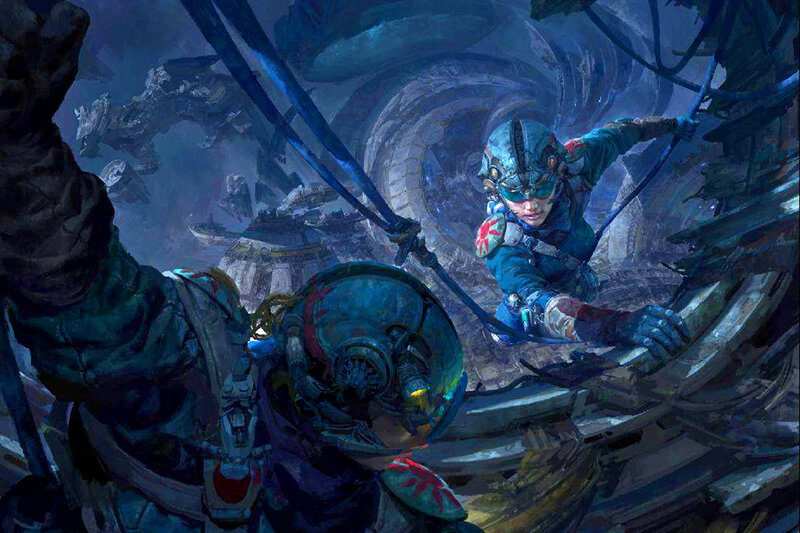 Soldier Climbing Wreckage