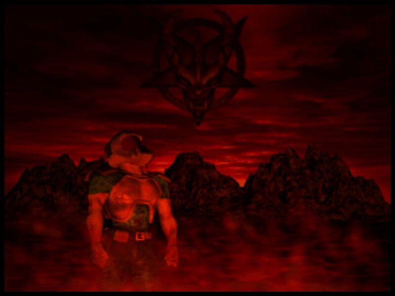 Soldier Facing Demon