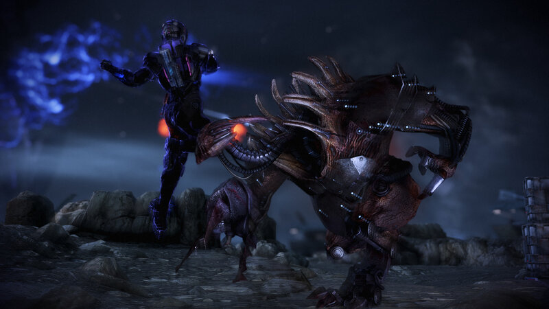 Soldier Fighting Monster — Black, Dark, Dramatic, Night, 3d Render