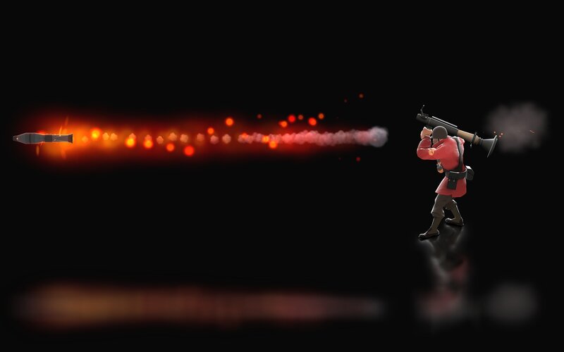 soldier firing rocket