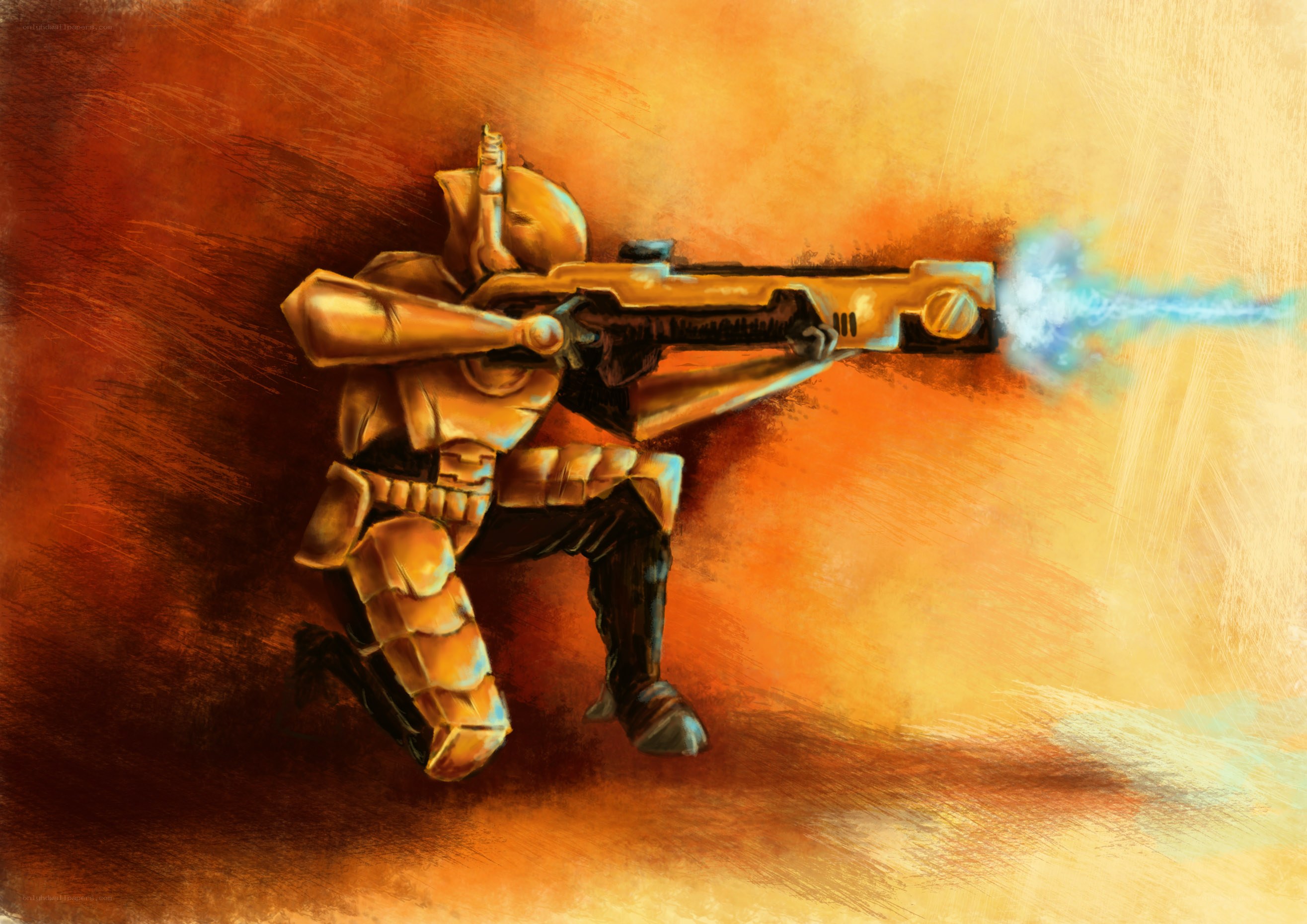 soldier firing weapon