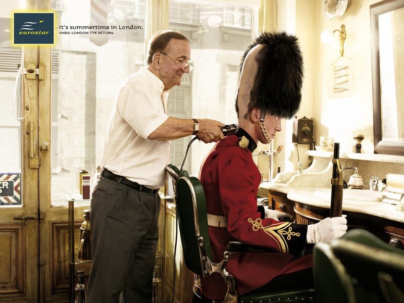 Soldier Getting Haircut