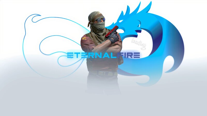 Soldier Holding a Gun — Blue, Dramatic, 3d Render