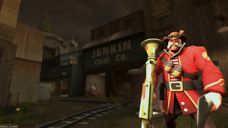 Soldier Holding a Trumpet