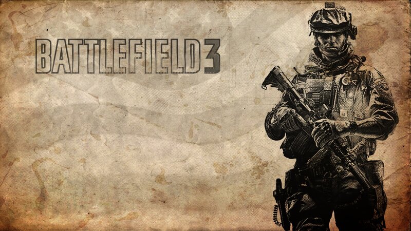 Soldier Holding Rifle — Brown, Dramatic, Illustration
