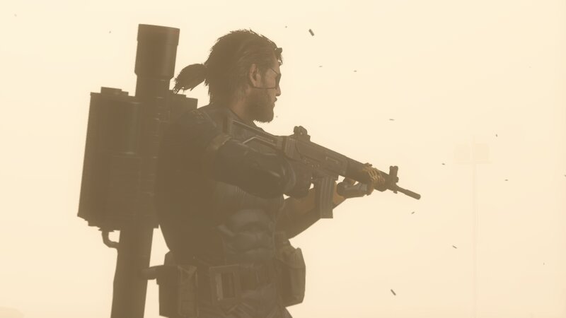 Soldier Holding Rifle — Brown, Tense, 3d Render