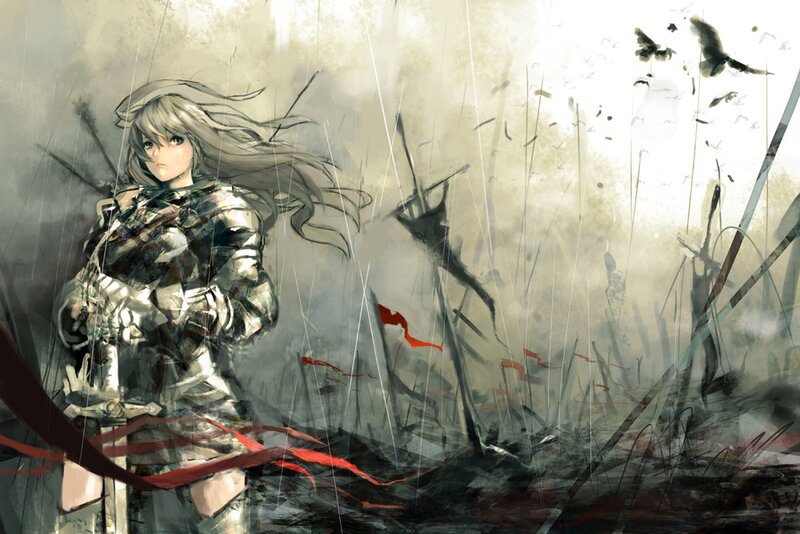 soldier in a battlefield