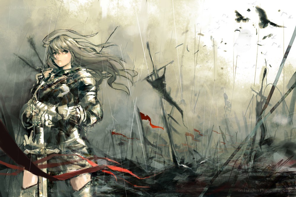 soldier in a battlefield
