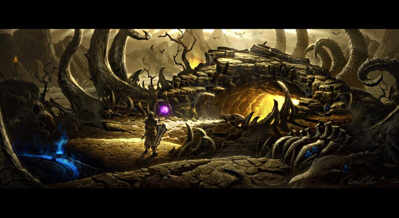 Soldier in a Cave