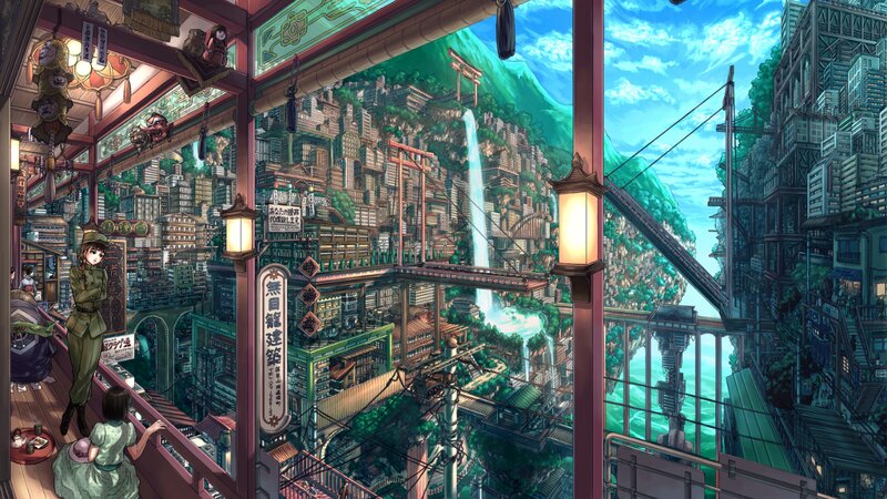 Soldier in a City