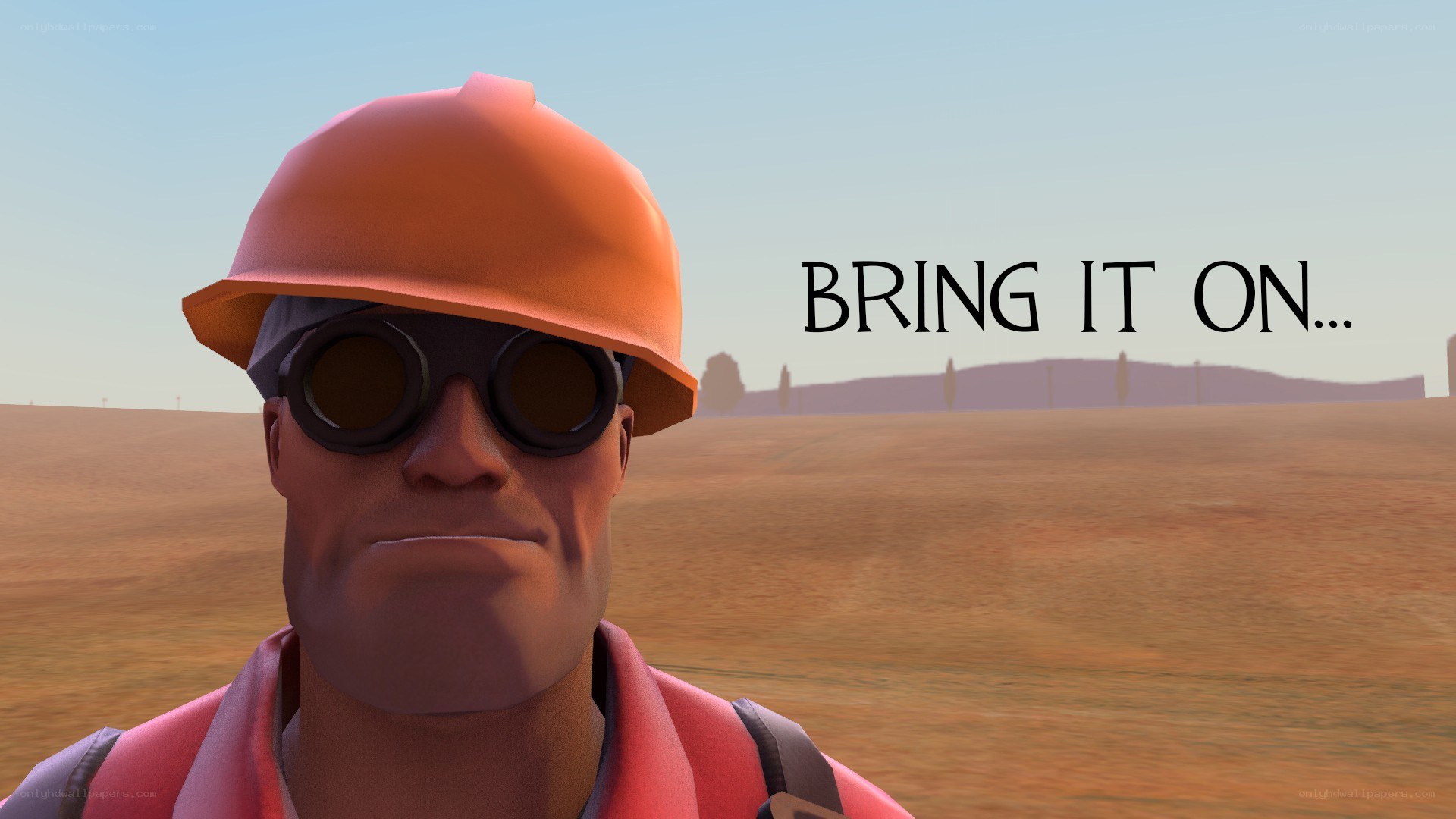 Soldier in a desert